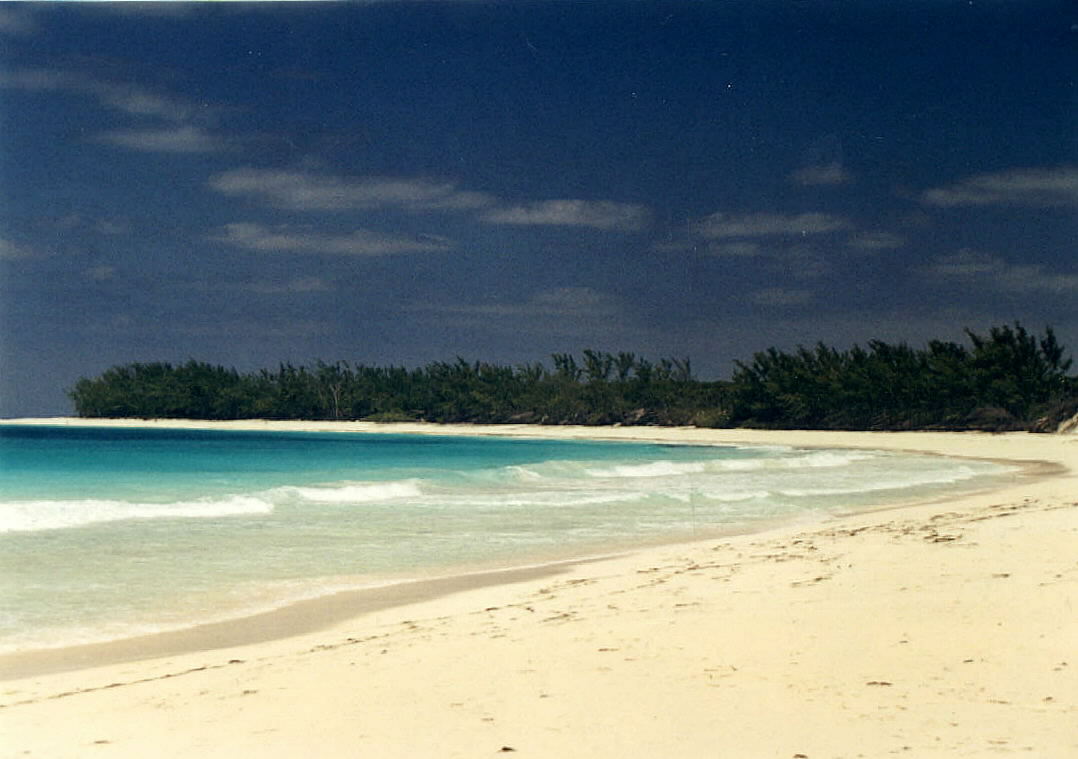 Atlantic Ocean beach at Great Guana