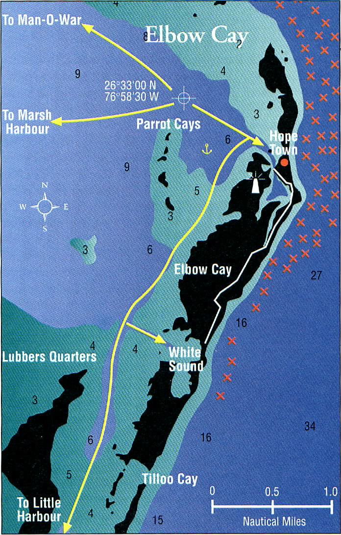 Chart of Elbow Cay