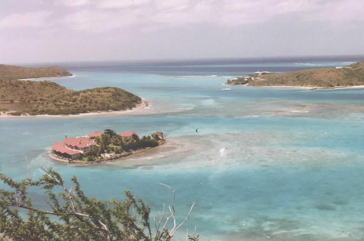 The view from atop Virgin Gorda at Bitter End